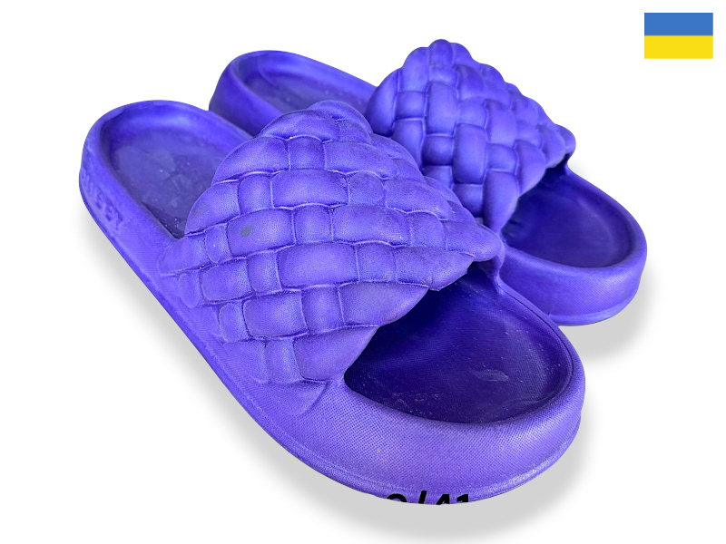 Шлепанцы Rai shoes (36-41) 2001 фіолетовий (лето)