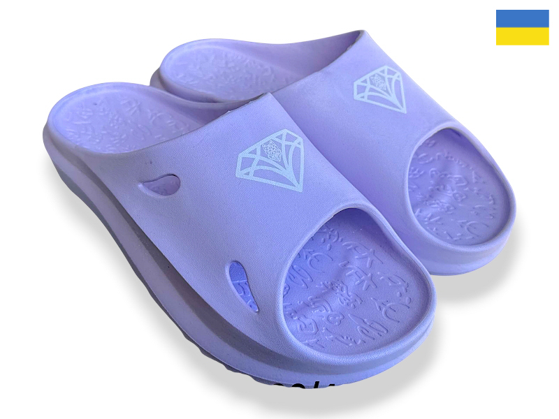 Шлепанцы Rai shoes (36-41) 2002 лаванда (лето)