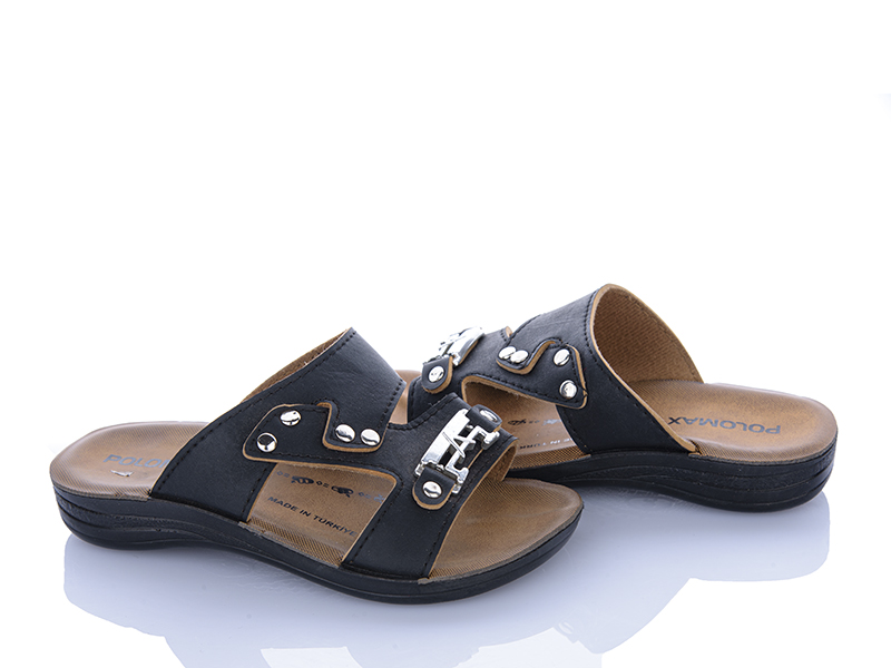 Шлепанцы ShoesViento (30-35) Polomax A чорний (лето)