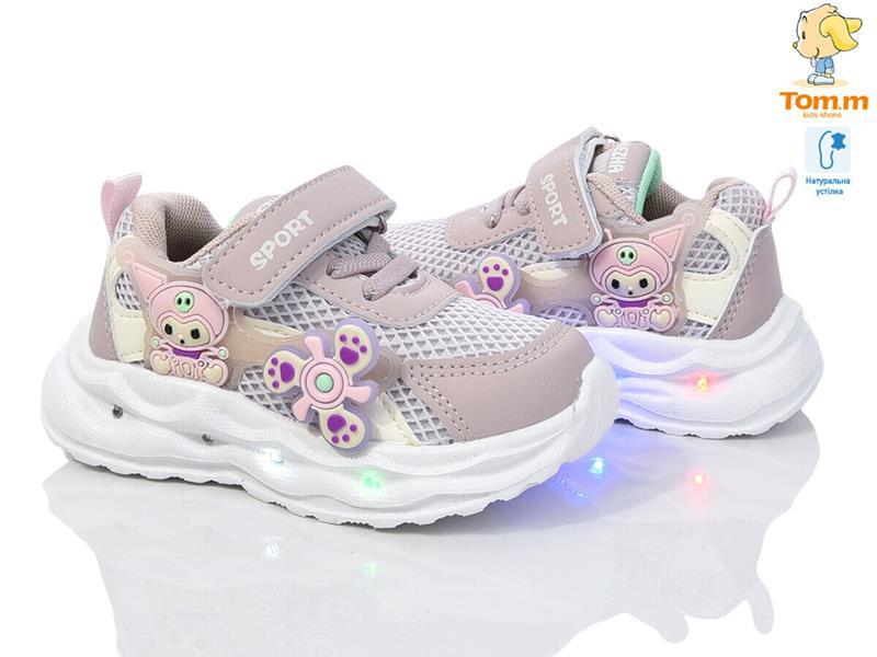 Кроссовки OkShoes (21-26) 51014B LED (деми)