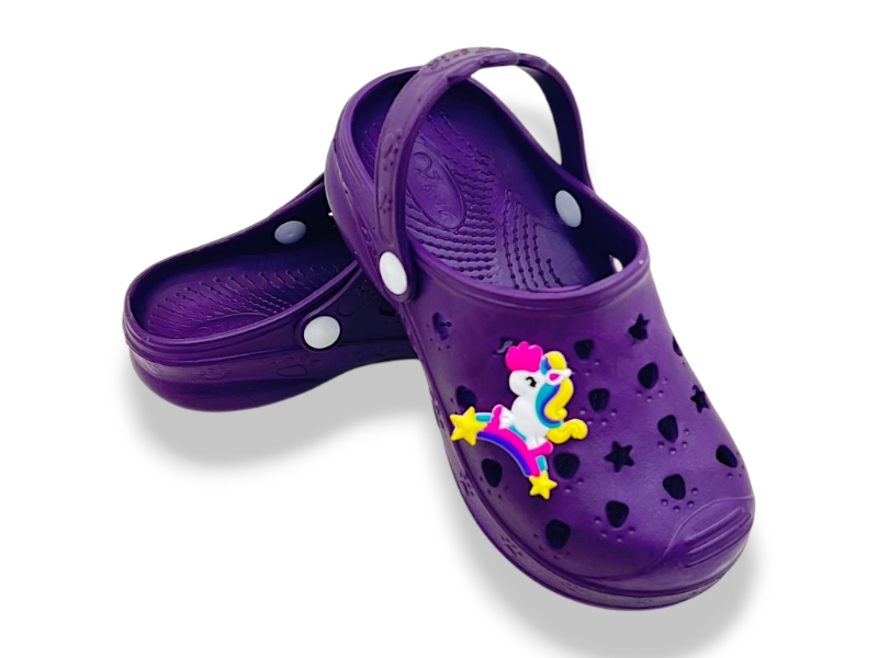 Кроксы Rai shoes (24-35) 81-82 фіолетовий (лето)