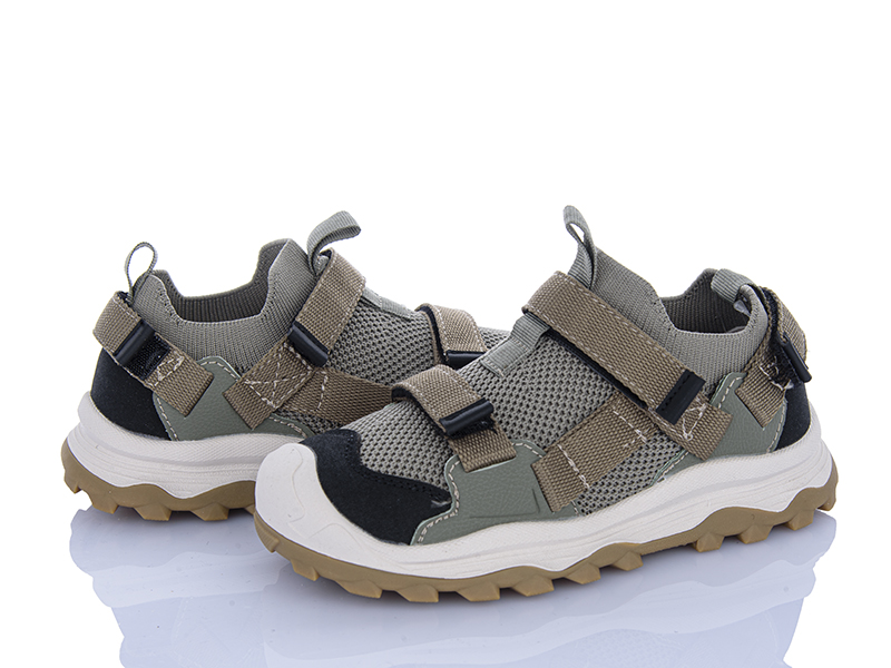Кроссовки Clibee (31-37) G318805C khaki (деми)