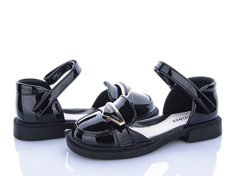 Туфли Clibee (31-36) ВС603 black (лето)
