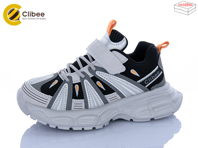 Кроссовки Clibee-Apawwa (31-36) LC1194-3 grey (деми)