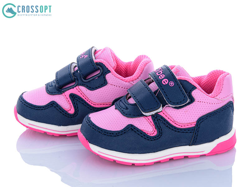 Кроссовки CrossOpt (19-24) F655 d.blue-pink (деми)