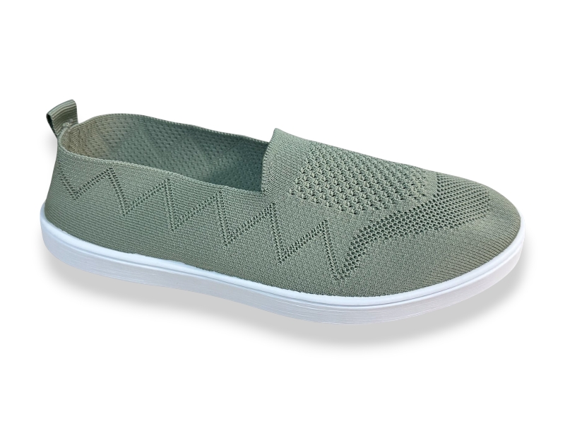Слипоны Rai shoes (36-41) F08-021 хакі (лето)