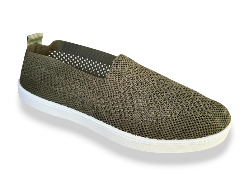 Слипоны Rai shoes (36-41) F09-004 хакі (лето)