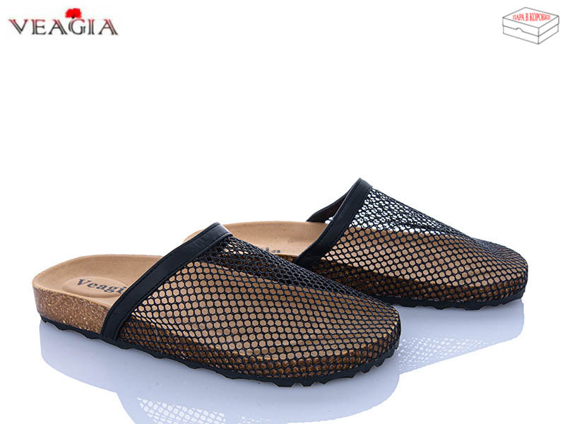 Шлепанцы ADA (36-40) N13 black (лето)