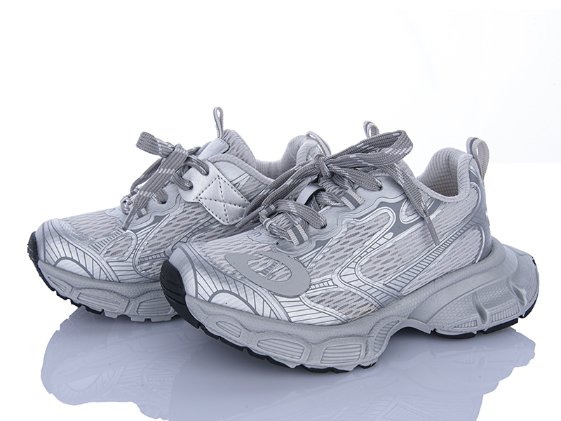 Кроссовки Clibee (31-37) 59A26011 grey (лето)