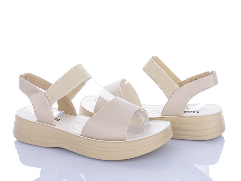 Босоножки Minghong (37-42) 7717 beige (лето)