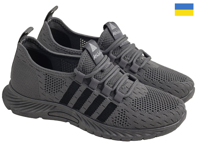Кроссовки Rai shoes (41-45) SP731 графіт (лето)