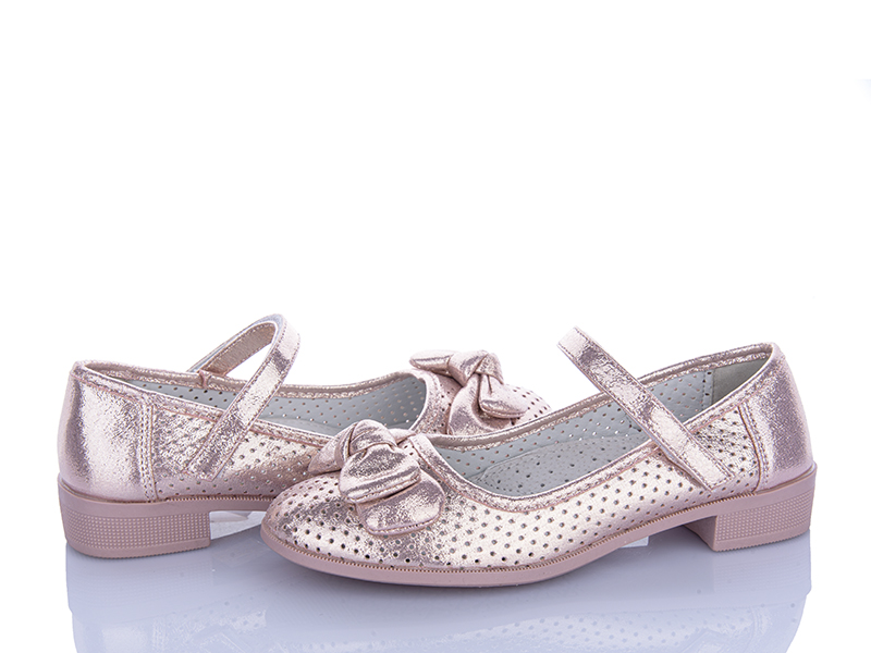 Туфли CrossOpt (31-36) D105 pink (лето)