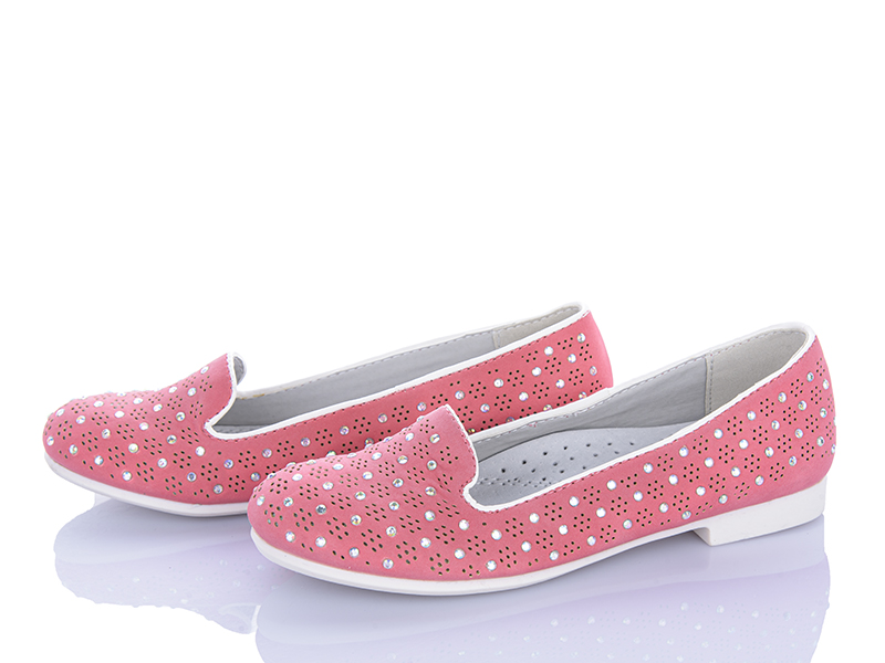 Туфли CrossOpt (31-36) D371 w.red (деми)