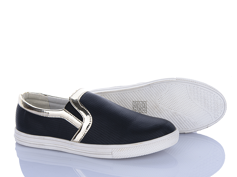 Слипоны CrossOpt (31-36) D393 black (деми)