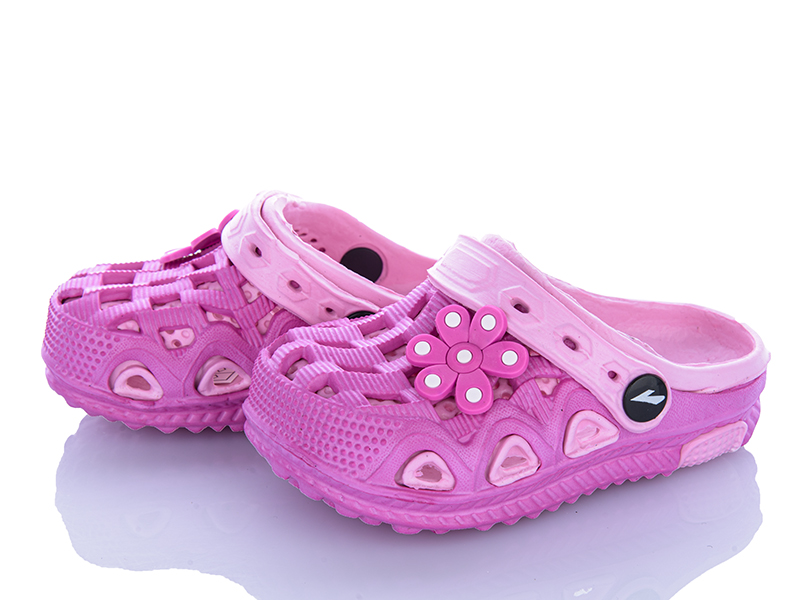 Кроксы Super Gear (20-29) 04-5667 pink (лето)