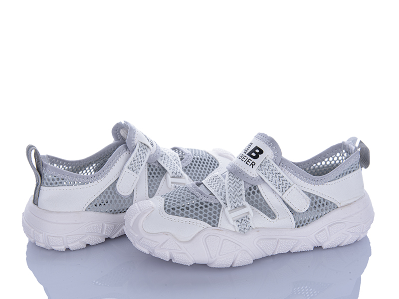 Кроссовки Super Gear (29-34) B02-722 grey (лето)