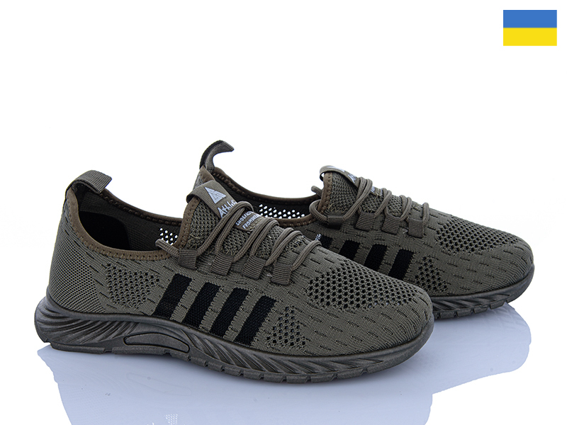 Кроссовки Dago (36-40) Гіпаніс ЖП731 хакі (лето)