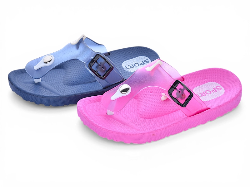 Шлепанцы Super Gear (30-35) 01-2467 navy-pink mix (лето)