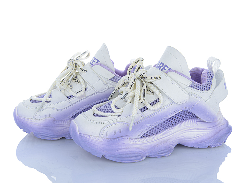 Кроссовки Clibee (31-37) AD86332 purple (лето)