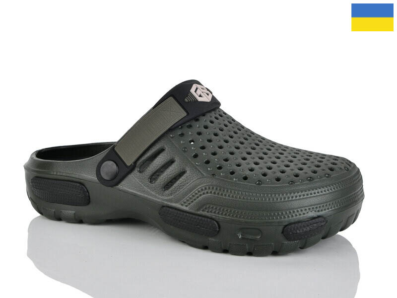 Кроксы Malibu (41-45) 6-118 xaki (лето)