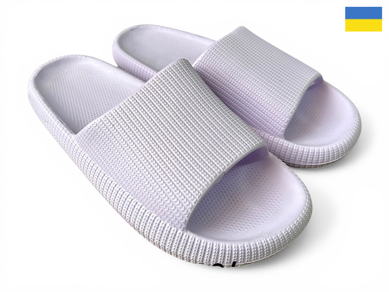 Шлепанцы Rai shoes (36-41) 024 лаванда (лето)