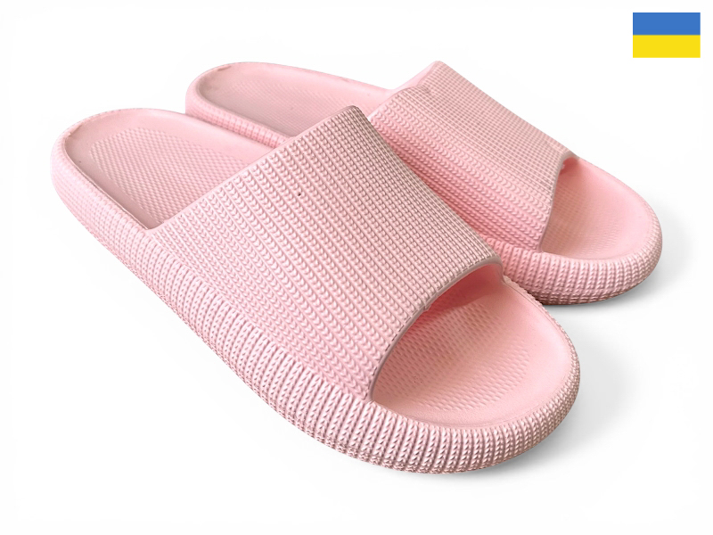 Шлепанцы Rai shoes (36-41) 024 персиковий (лето)