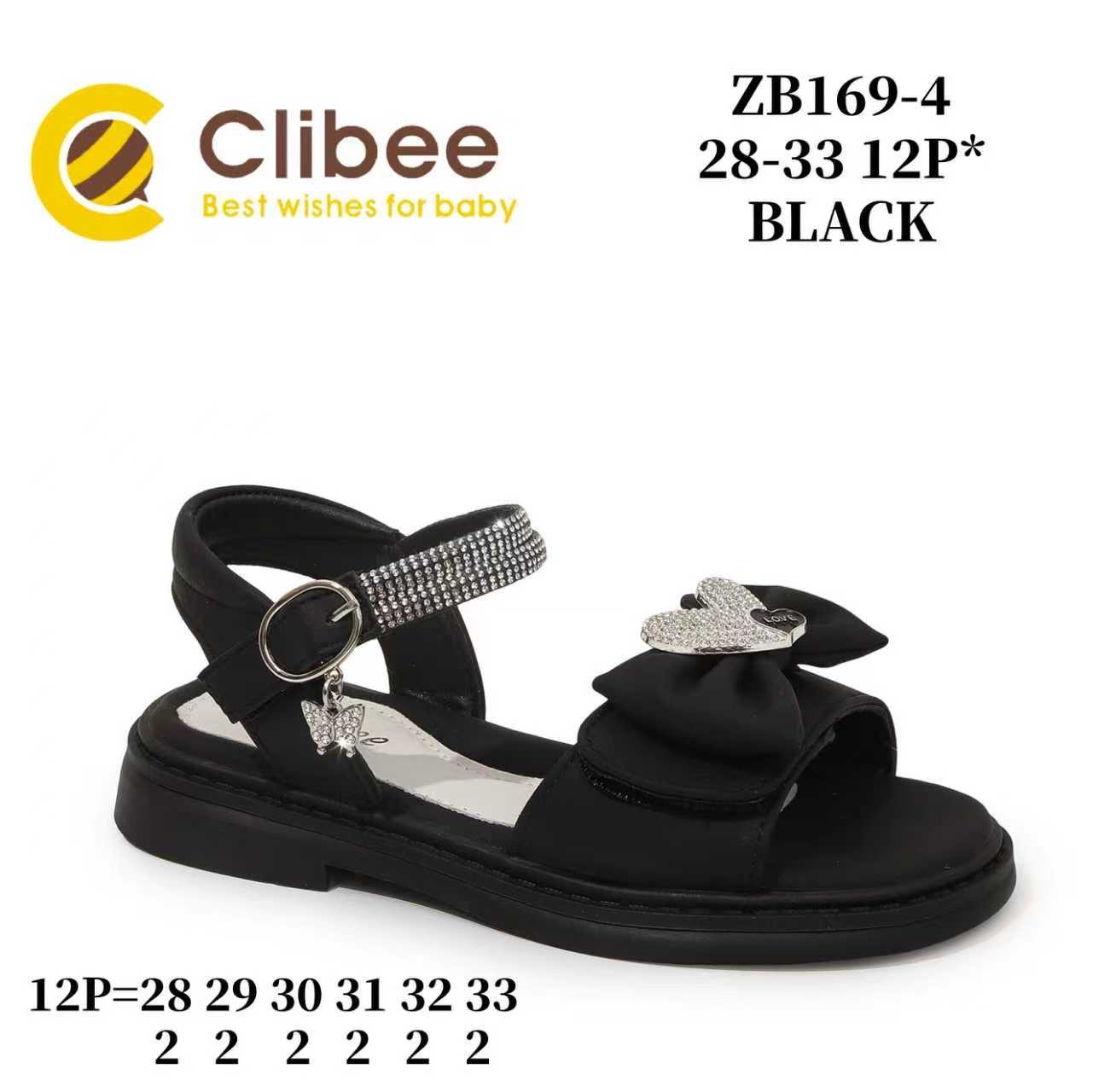 Босоножки DvaClibee (28-33) Ap-ZB169-4 Black (лето)