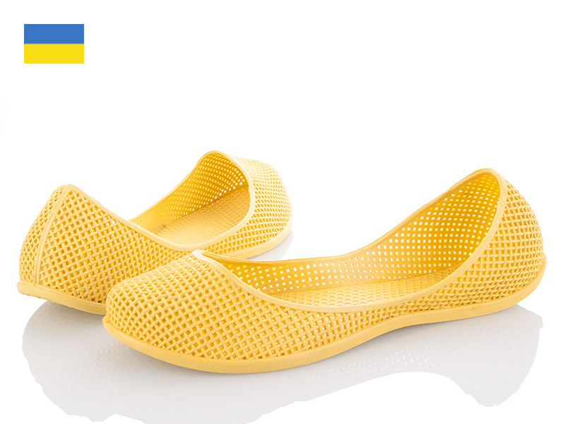 Балетки Active (36-41) 1019 жовтий (лето)