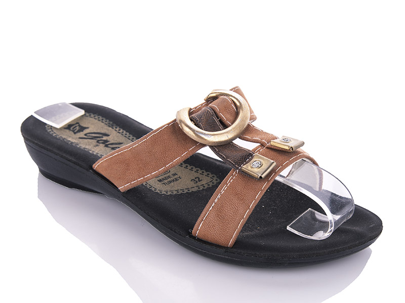Шлепанцы DeMur (26-30) K26-1512 bro (26-30) (лето)
