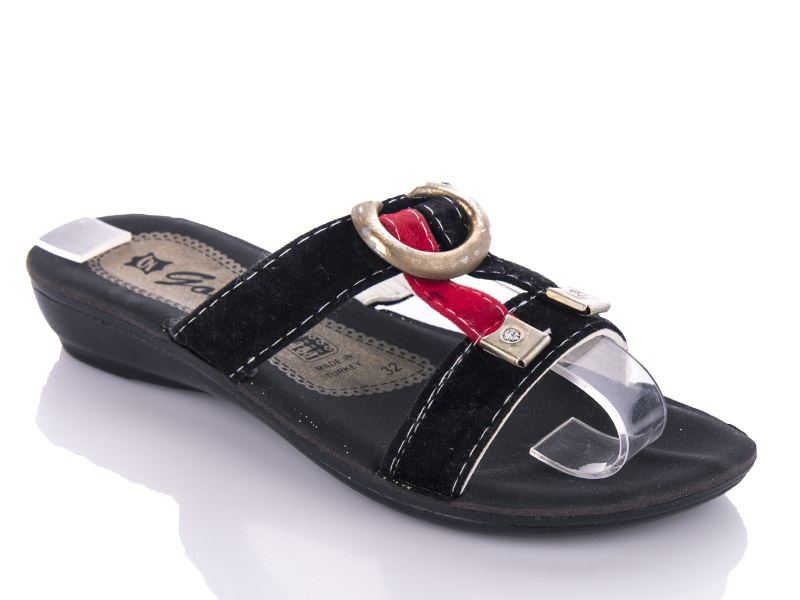 Шлепанцы DeMur (30-35) K26-1512 black (30-35) (лето)