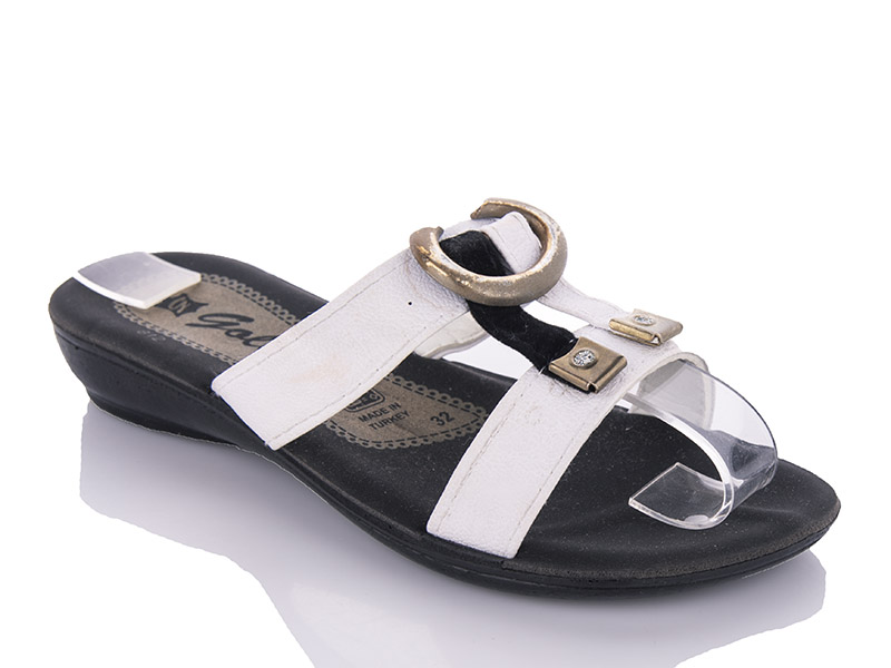 Шлепанцы DeMur (30-35) K26-1512 white (30-35) (лето)