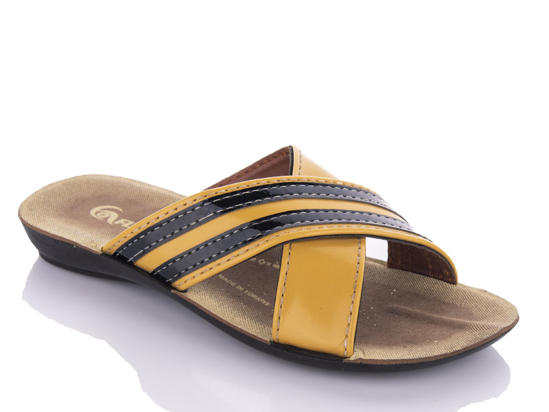 Шлепанцы DeMur (30-35) K26-7144 yellow (30-35) (лето)