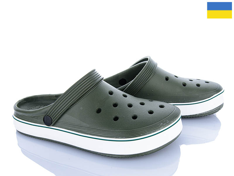 Кроксы Roks (41-46) 1005 хакі (лето)