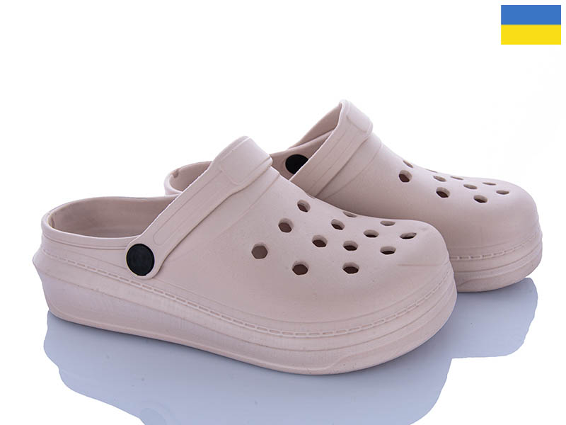 Кроксы Roks (31-35) 312 бежевий (лето)