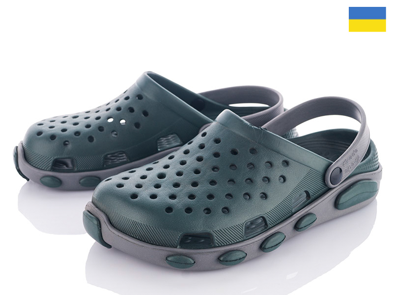 Кроксы Vladimir (41-45) Кредо 2090 хакі- сірий&nbsp; (лето)