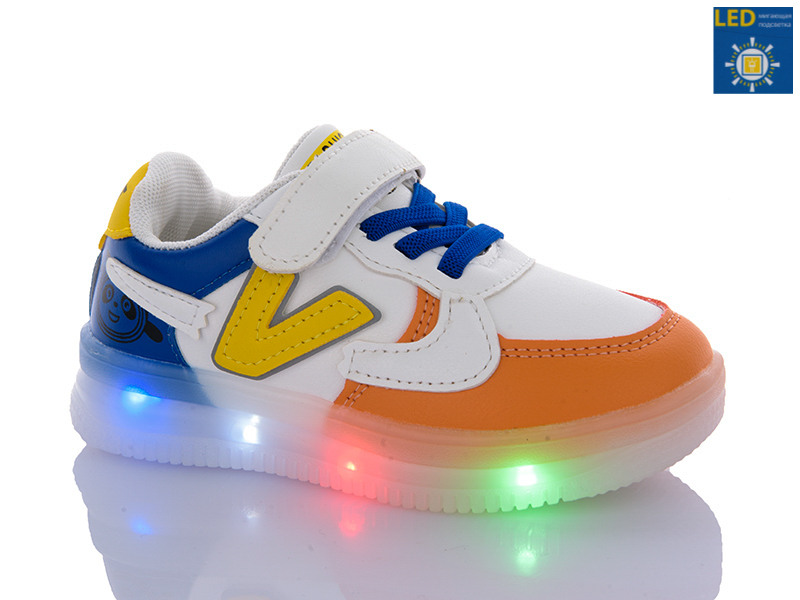 Кроссовки Ashiguli (26-30) L765-7 LED (деми)