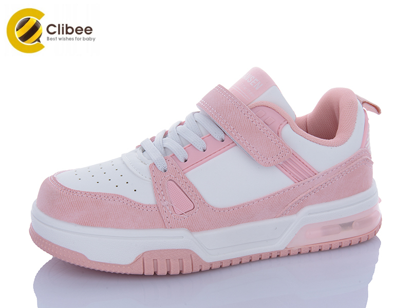 Кроссовки Clibee-Apawwa (31-36) LC826 pink-white-old-1 (деми)