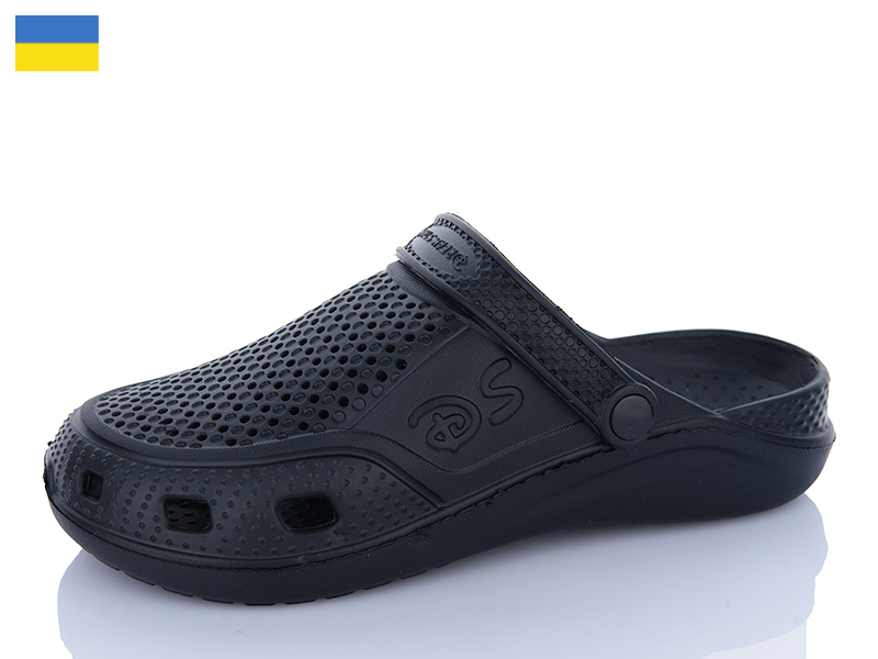 Кроксы Inblu (40-45) Сабо 06 чол.чорний (лето)