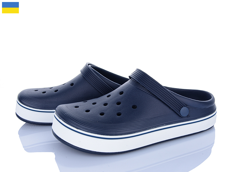Кроксы Roks (41-46) 523 синій (лето)