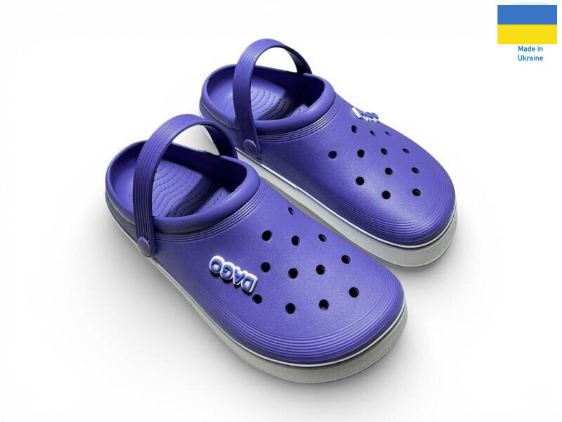 Кроксы Rai shoes (36-41) 419 вістерія (лето)