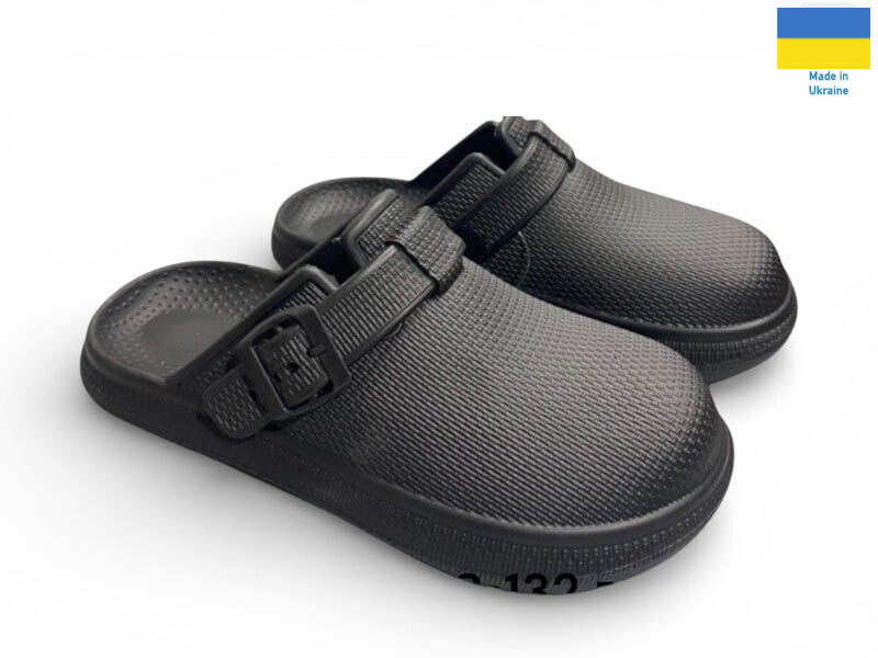 Кроксы Rai shoes (36-41) 421 чорний (лето)