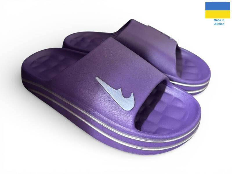 Шлепанцы Rai shoes (37-40) 513-005 фіолетовий (лето)