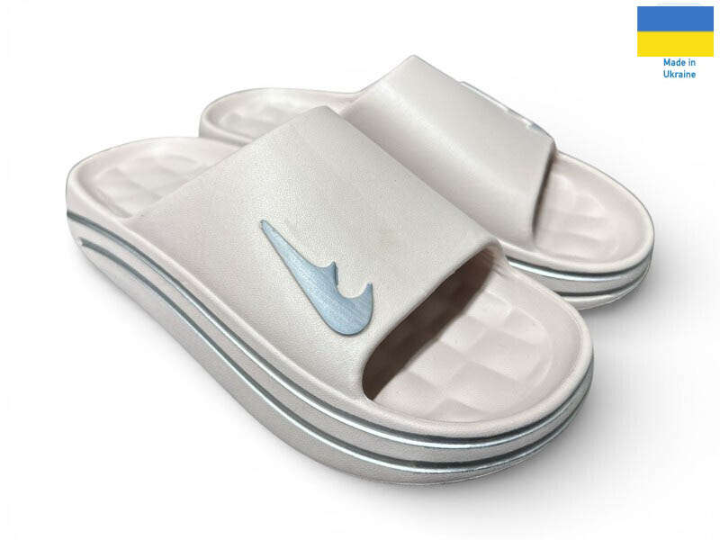 Шлепанцы Rai shoes (37-40) 513-012 бежевий (лето)