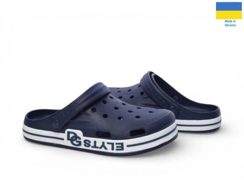 Кроксы Rai shoes (41-46) 526 синій (лето)