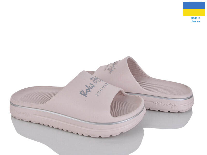 Шлепанцы Rai shoes (37-40) 540-012 бежевий (лето)