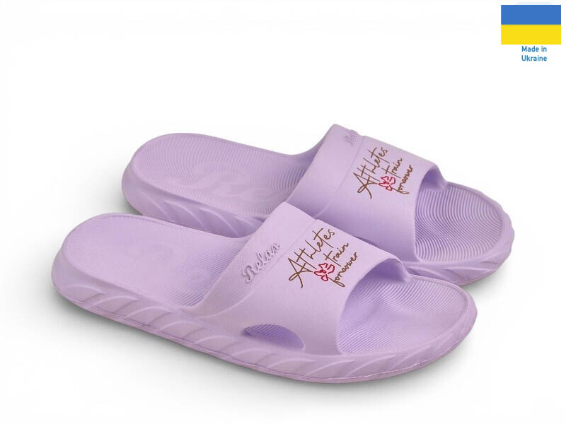 Шлепанцы Rai shoes (36-41) DS68 бузок (лето)