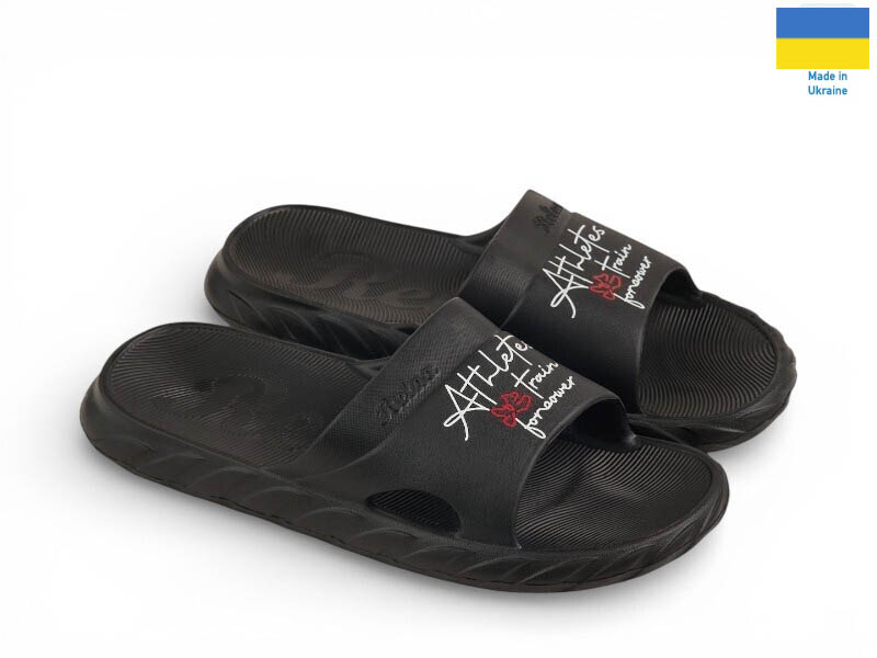 Шлепанцы Rai shoes (36-41) DS68 чорний (лето)