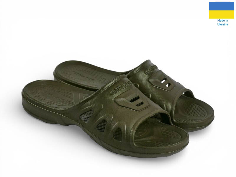 Шлепанцы Rai shoes (36-41) T117 хакі (лето)