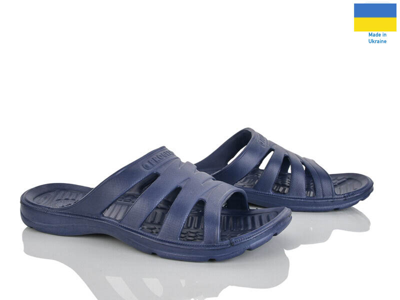 Шлепанцы Rai shoes (41-46) Краб новий синій (лето)
