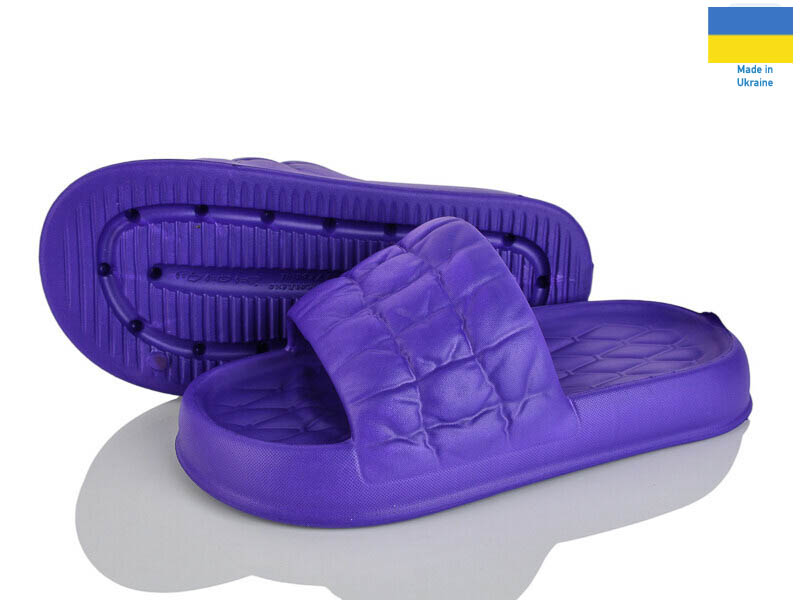Шлепанцы Rai shoes (37-42) ПЖ50 фіолетовий (лето)